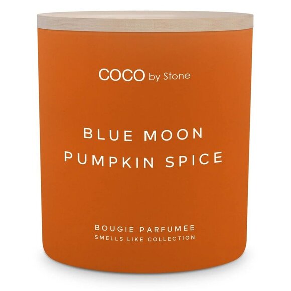 Coco by Stone Blue Moon Pumpkin Spice Candle – 11 oz New Fall Scent - Picture 1 of 3